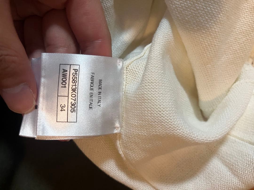 CHANEL ホワイト ポロシャツ 34