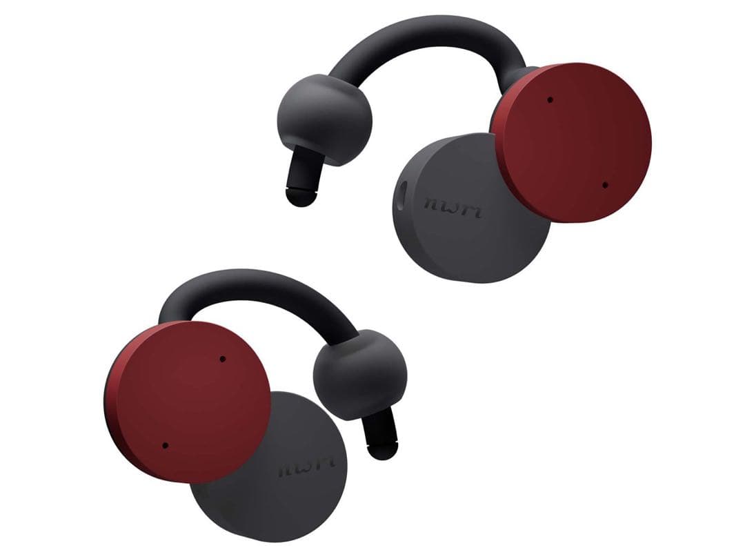 オープンイヤー型 完全ワイヤレス nwm DOTS バーガンディレッド