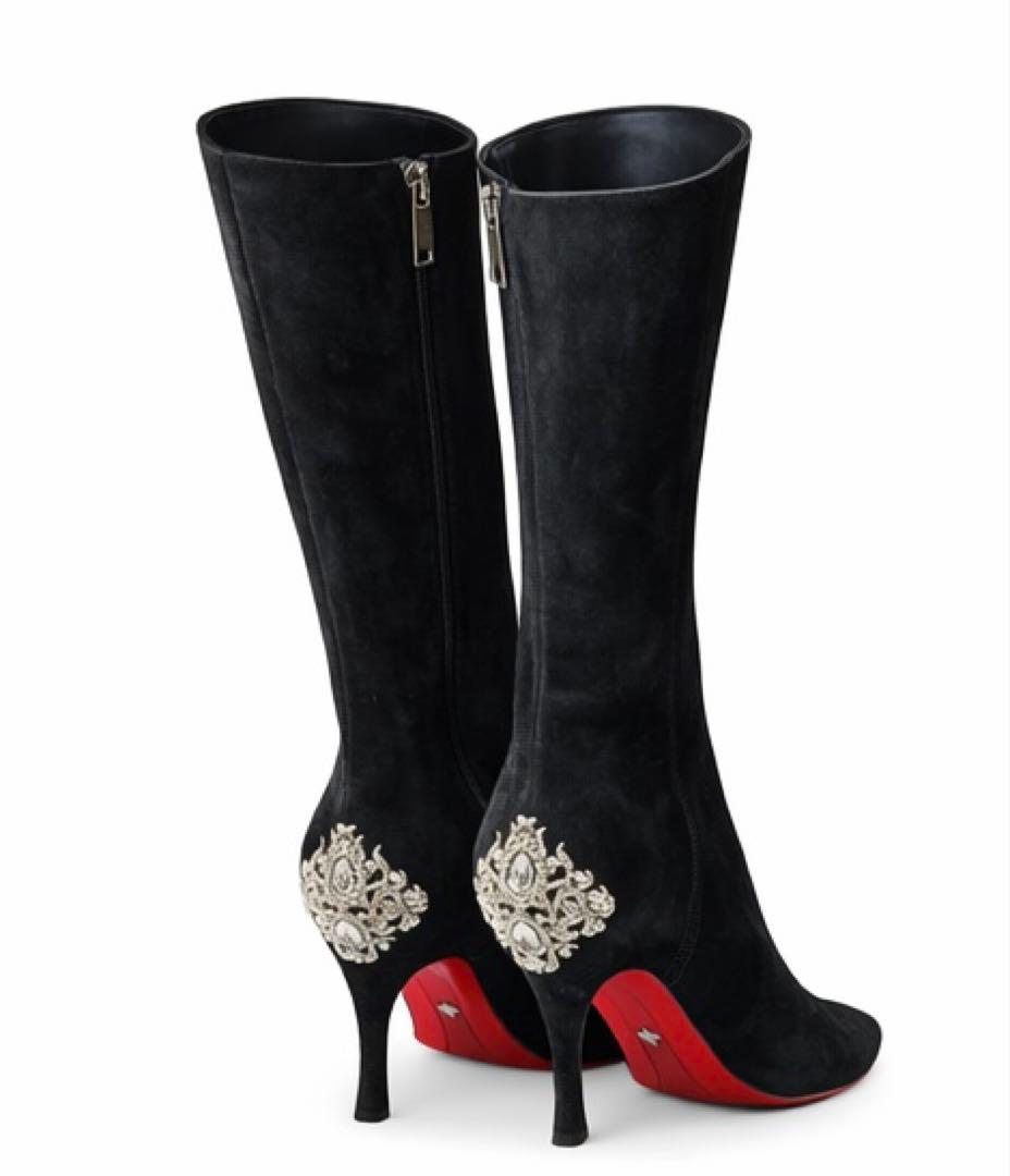 【超希少】CESARE PACIOTTI ニーハイブーツ スエード 38