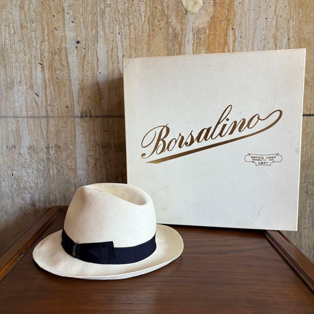 Borsalino ANTICA CASA 1857 パナマハット　帽子
