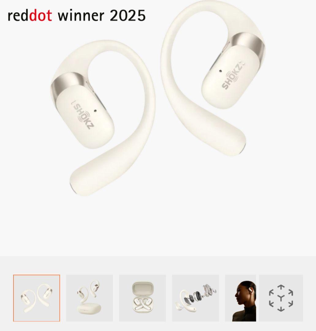 shokz openfit2 ワイヤレスイヤホン