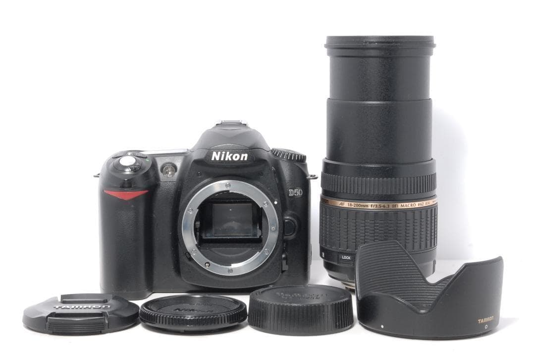 美品　Nikon D50 レンズセット　スマホに送れる　初心者さん必見