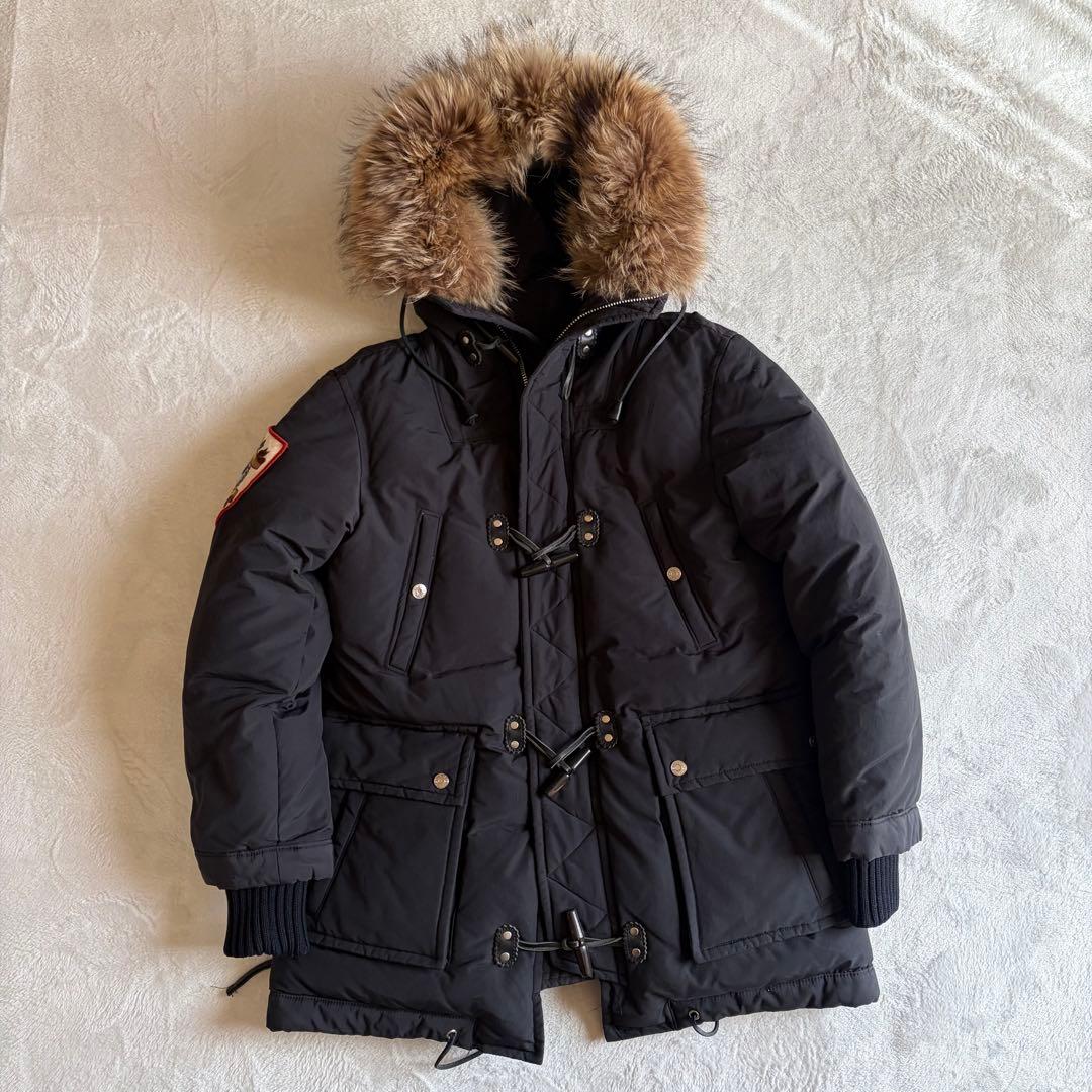 【美品】DSQUARED2 ダウンコート リアルファー メンズ 38 女性も