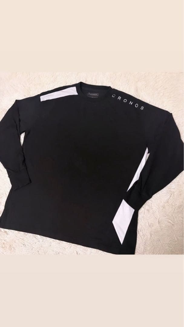 クロノスcronosロンT長袖ブラックM