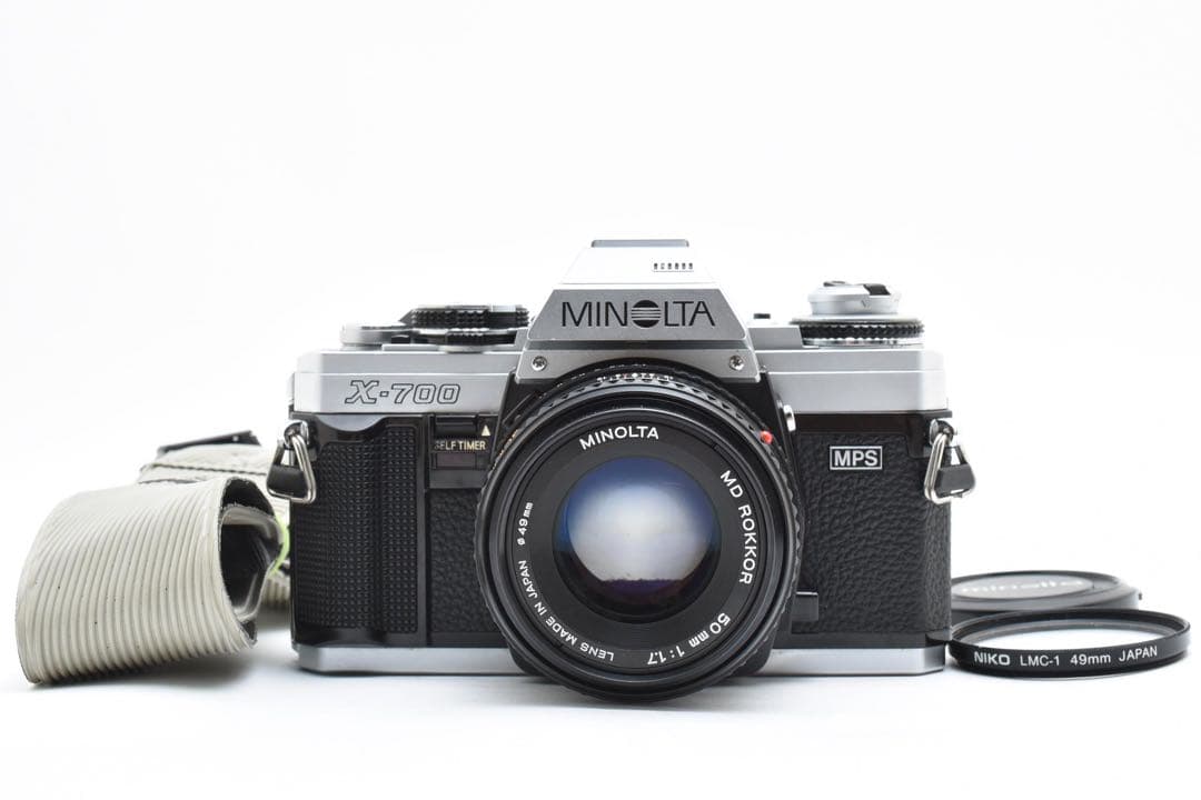 【希少】MINOLTA X-700 MD 50mm f1.7 シルバー