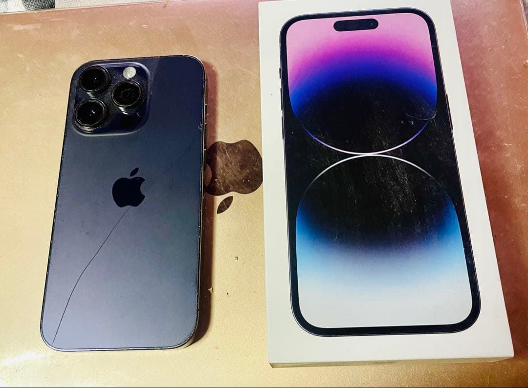 iPhone14 Pro 128GB ディープパープル SIMフリー ジャンク品