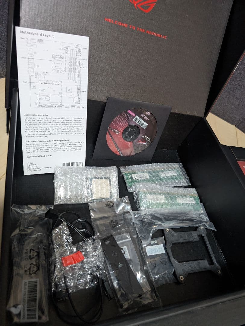 マザーボード+CPU+メモリー　全部セット