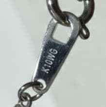 天然ダイヤモンド 0.1ct ネックレス K10 オープンハート 箱付き