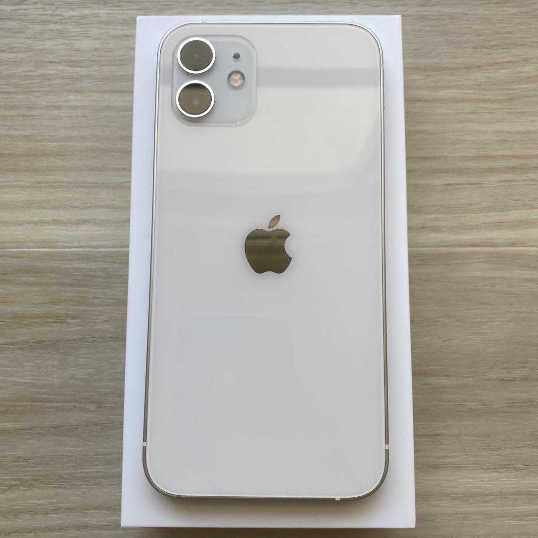 【新品同様★電池新品】iPhone12 256GB 白 SIMフリー