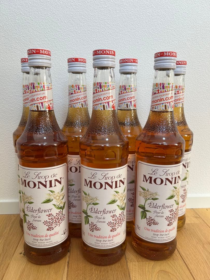 【未開封】MONIN エルダーフラワー・シロップ7本セット