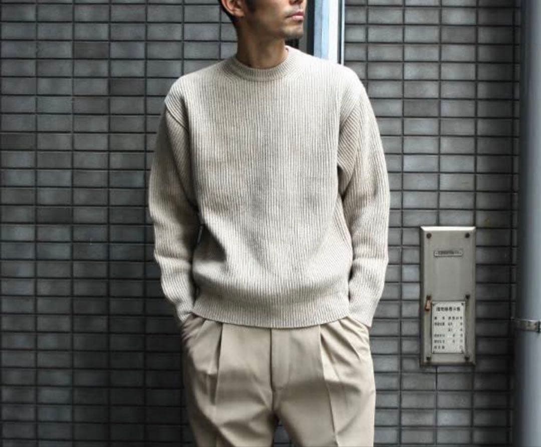 AURALEE CASHMERE WOOL オーラリー カシミヤ ウール ニット