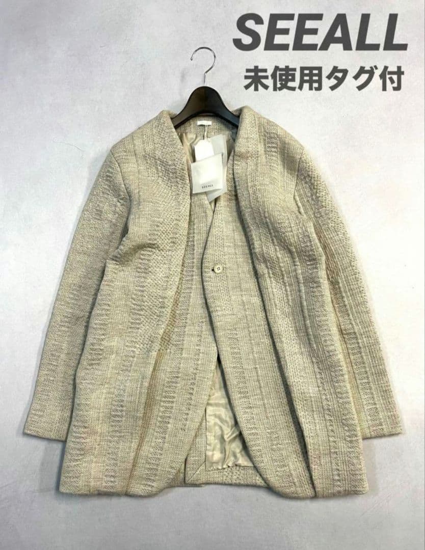 未使用/ 定価69,000円 SEEALL ジャケット BYBORRE
