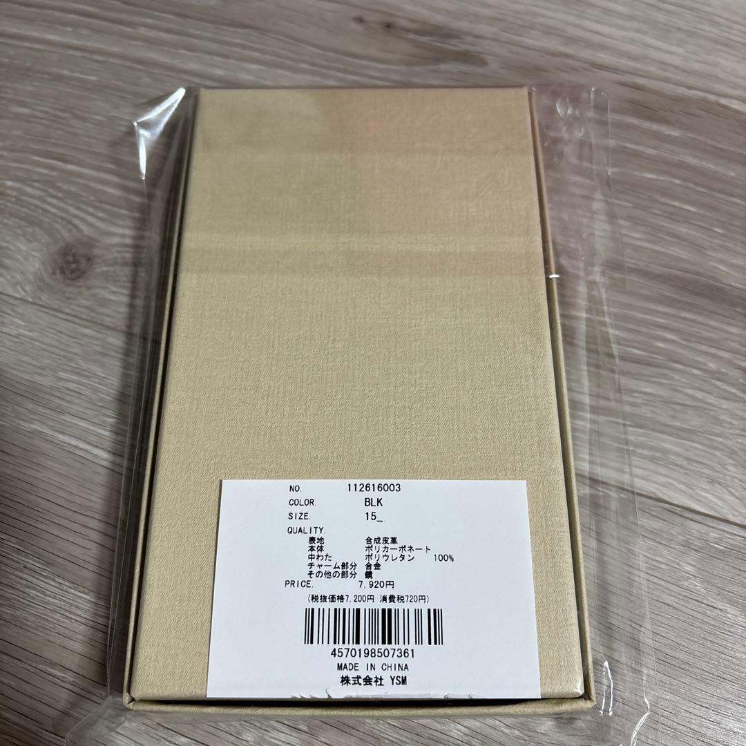 darichキルティングミラーDDチャーム　ケース 15 BLK ブラック