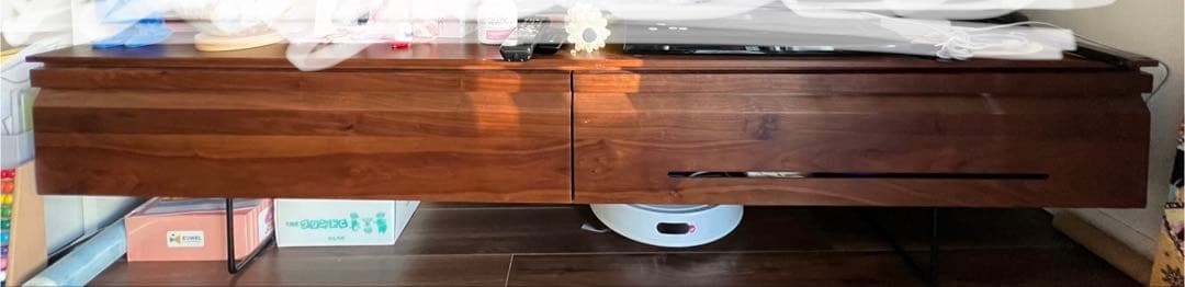 スリムデザイン ウォールナットテレビ台 180cm
