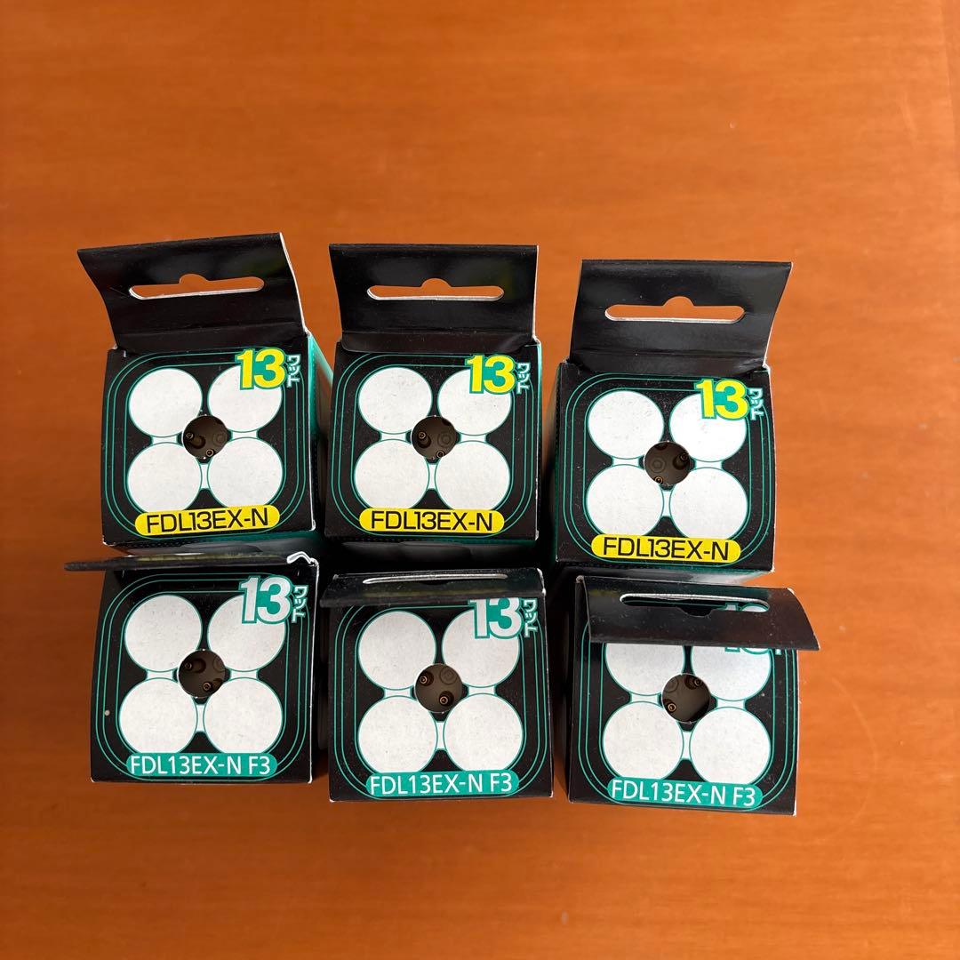 Panasonic ツイン蛍光灯 FDL13EX-N 6個セット