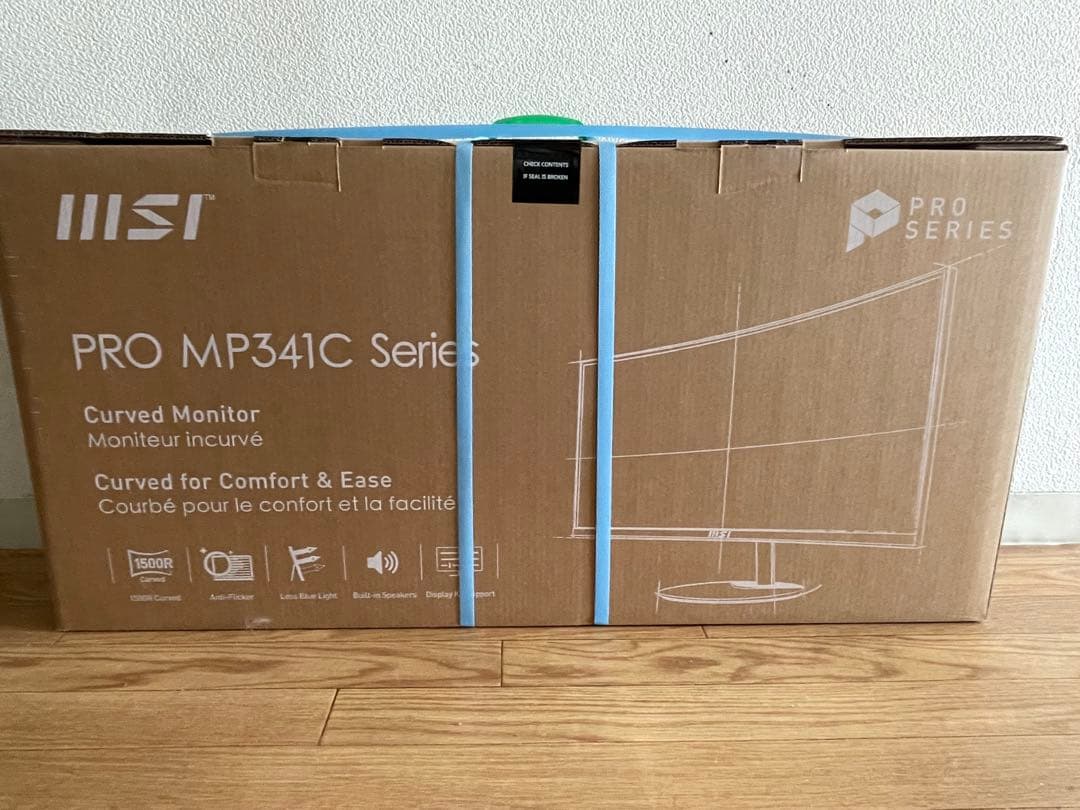 【新品未使用】MSI 34型 曲面モニター UWQHD 3440×1440