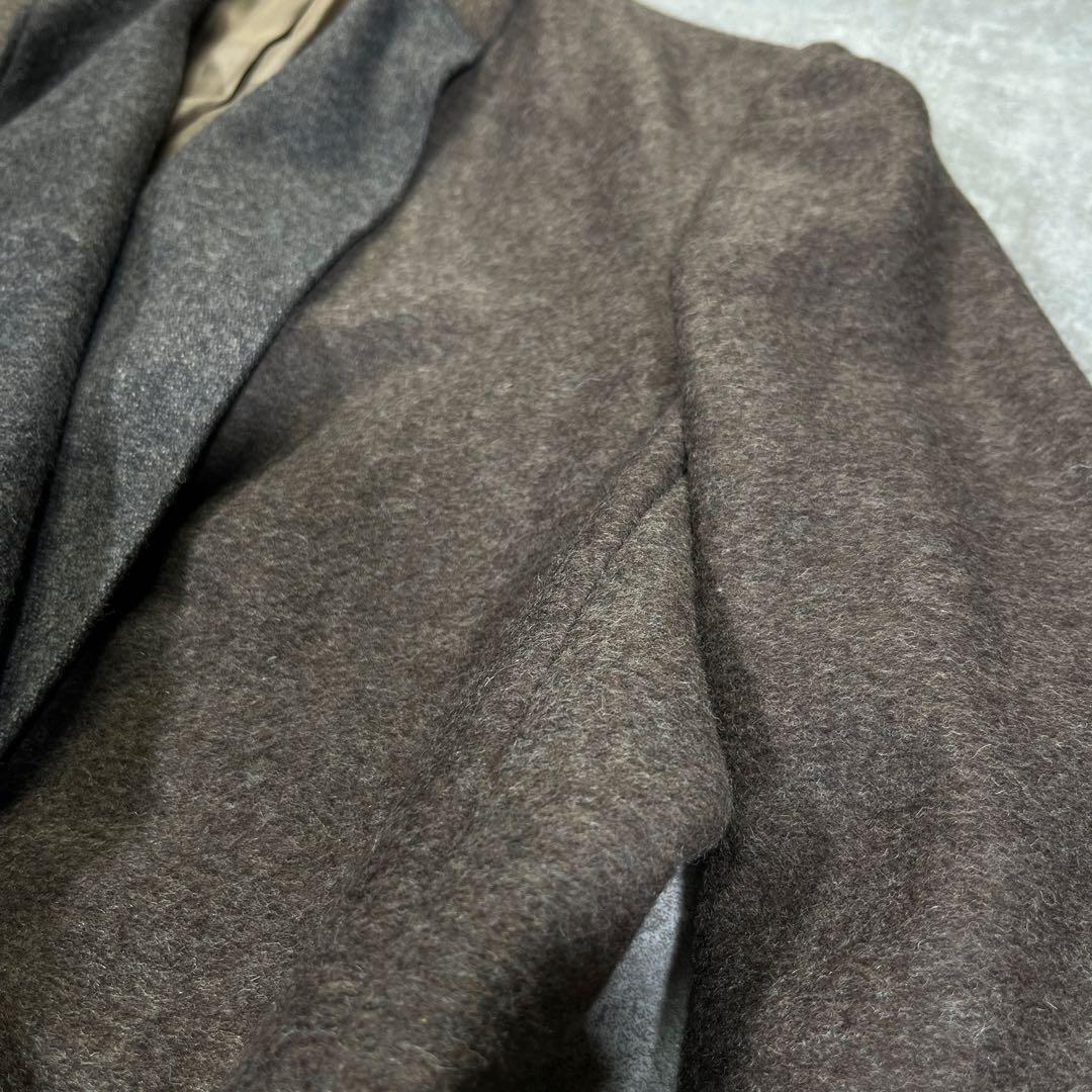 極美品 ブルネロクチネリ　ウール　ジャケット　ベルト　高品質　42 ブラウン