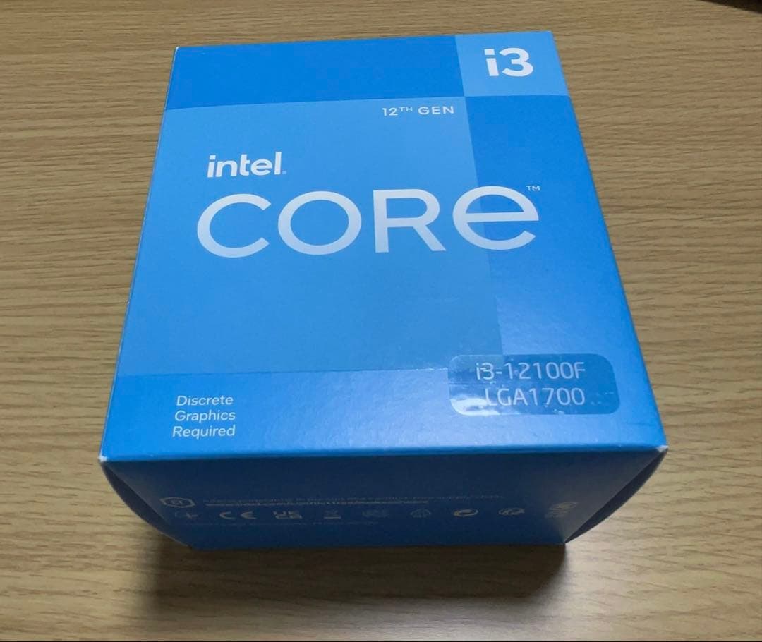 Intel Core i3-12100F 12世代 CPU