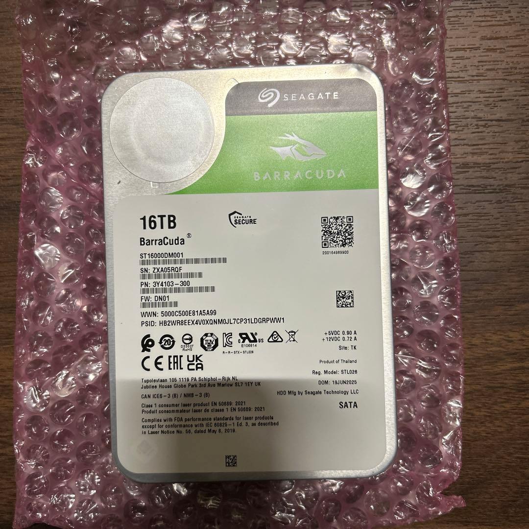 内蔵型ハードディスクドライブ Seagate ST16000DM001 16TB
