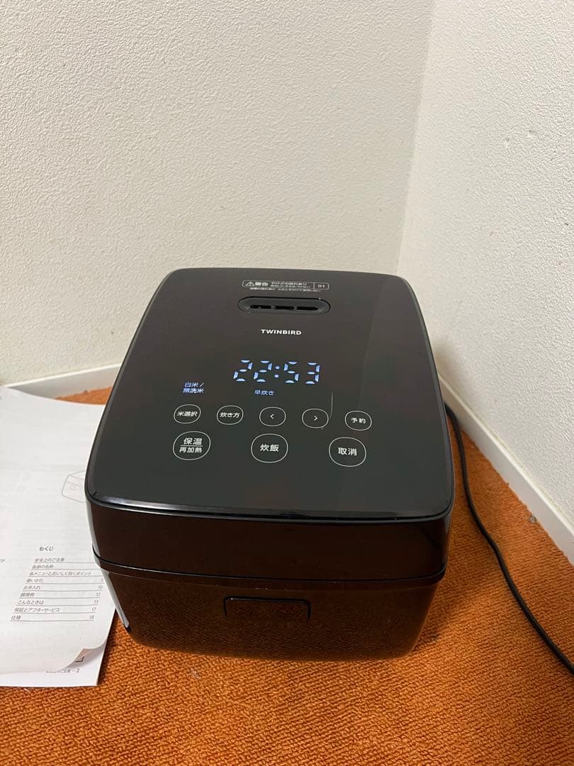 未使用近い 2025年製 はやくておいしい3合IH炊飯器 [3合 /IH]