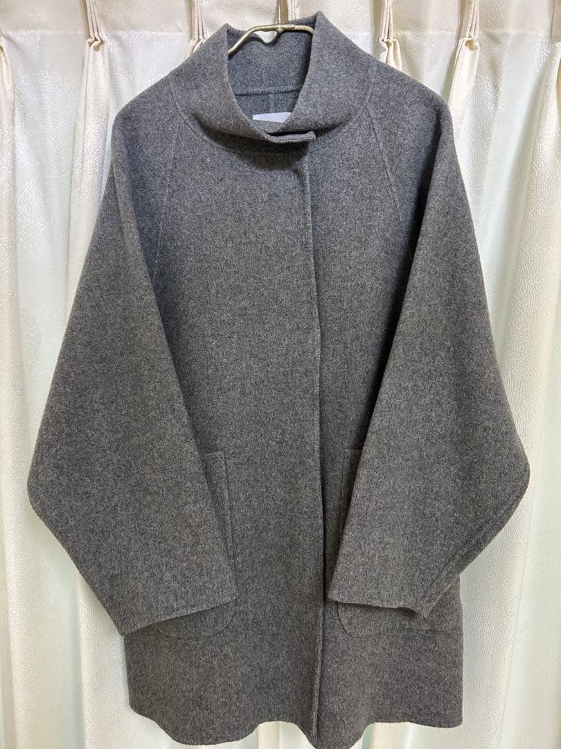ウールグレーコート