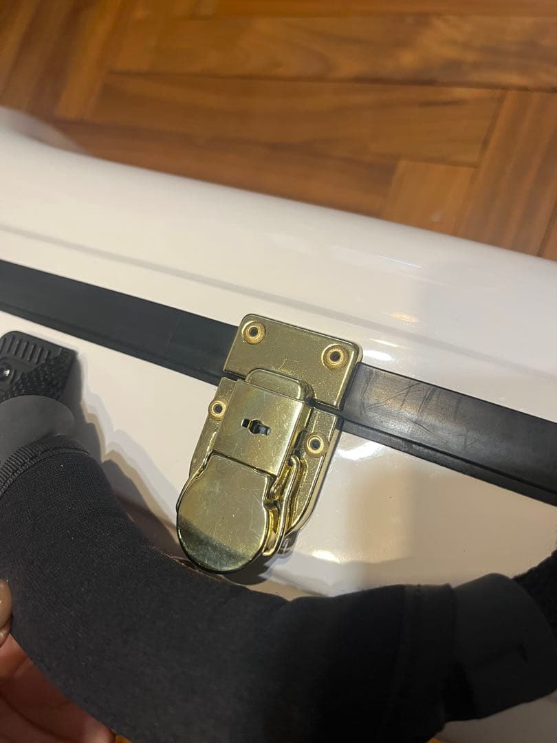 DACオリジナルトロンボーンケース　テナー&テナーバス用　オフホワイト 金ラッチ