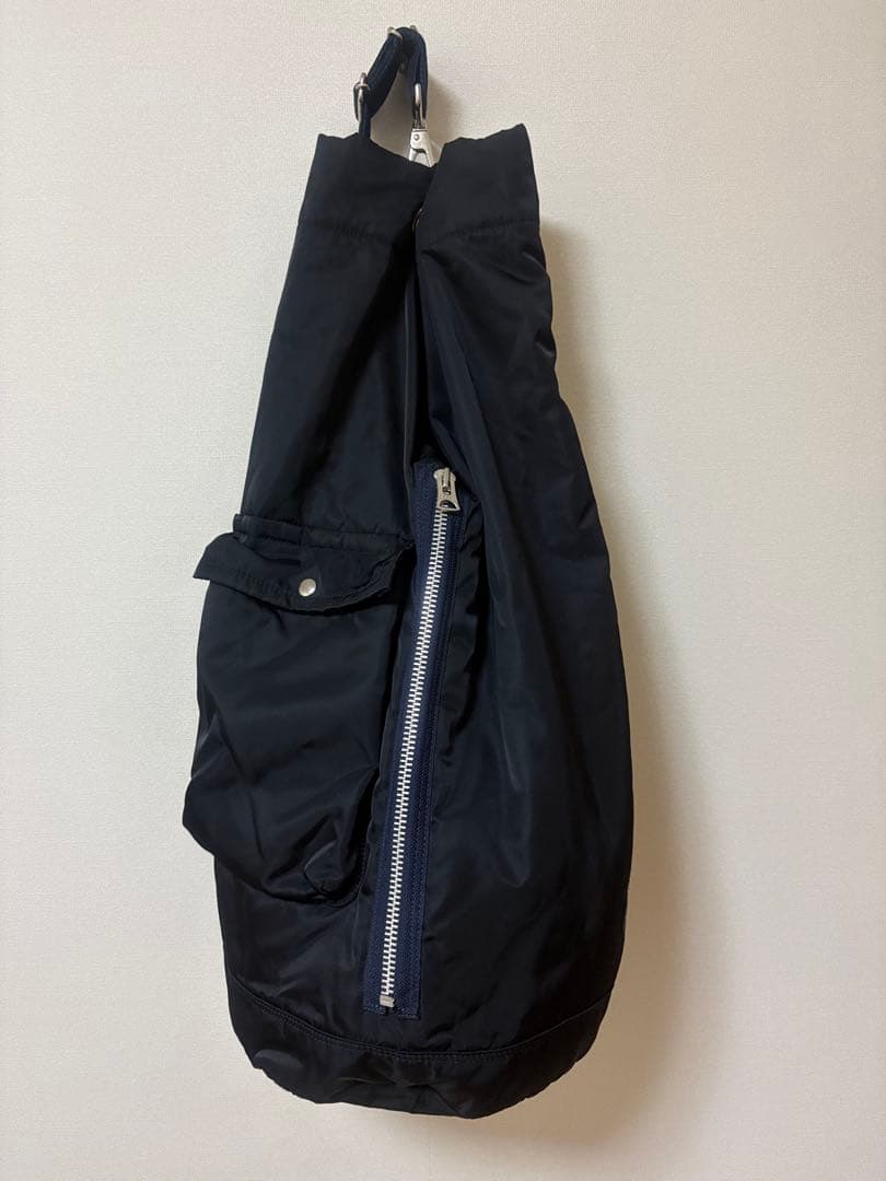 希少レアモデル　sacai porter ドラムバッグ　ボストンバッグ　黒