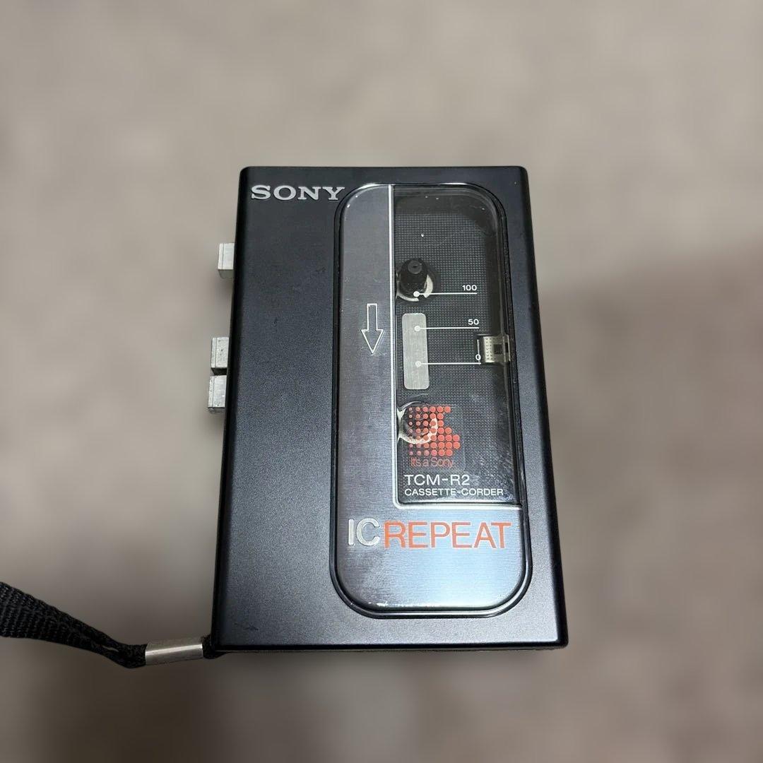 ジャンク　SONY TCM-HR2 カセットプレーヤー　ICリピート