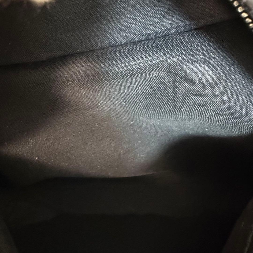 【✨美品✨】バレンシアガ オールレザー ロゴ バックパック ブラック