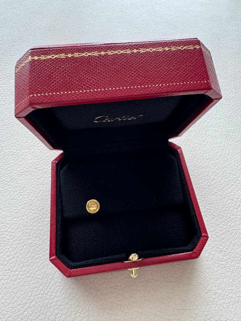 【美品】カルティエ Cartierラブ イヤリング ピアス イエローゴールド