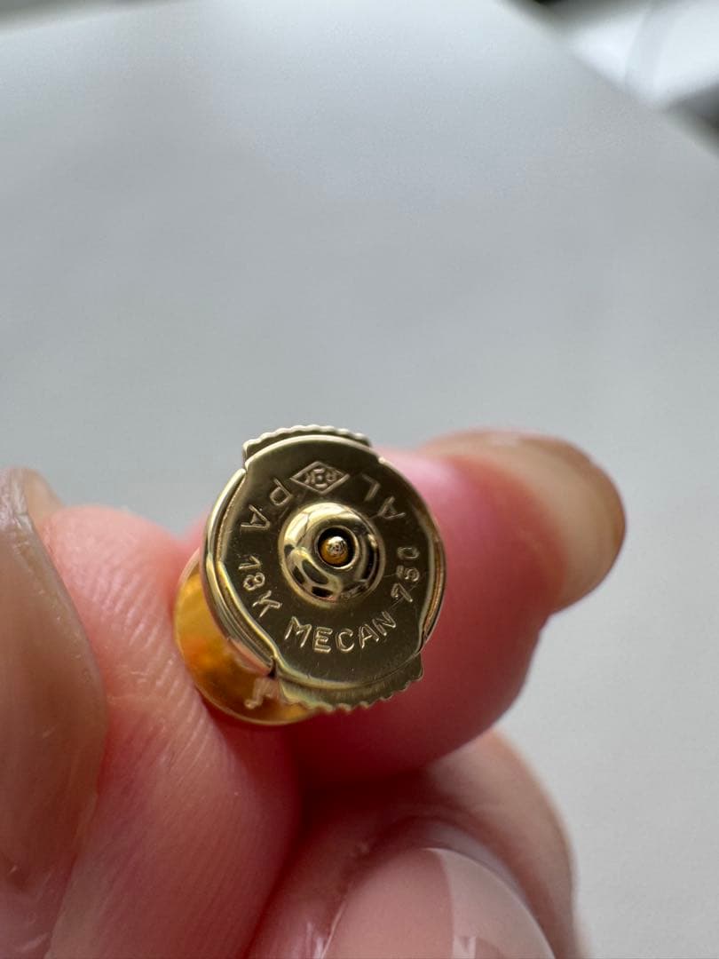 【美品】カルティエ Cartierラブ イヤリング ピアス イエローゴールド