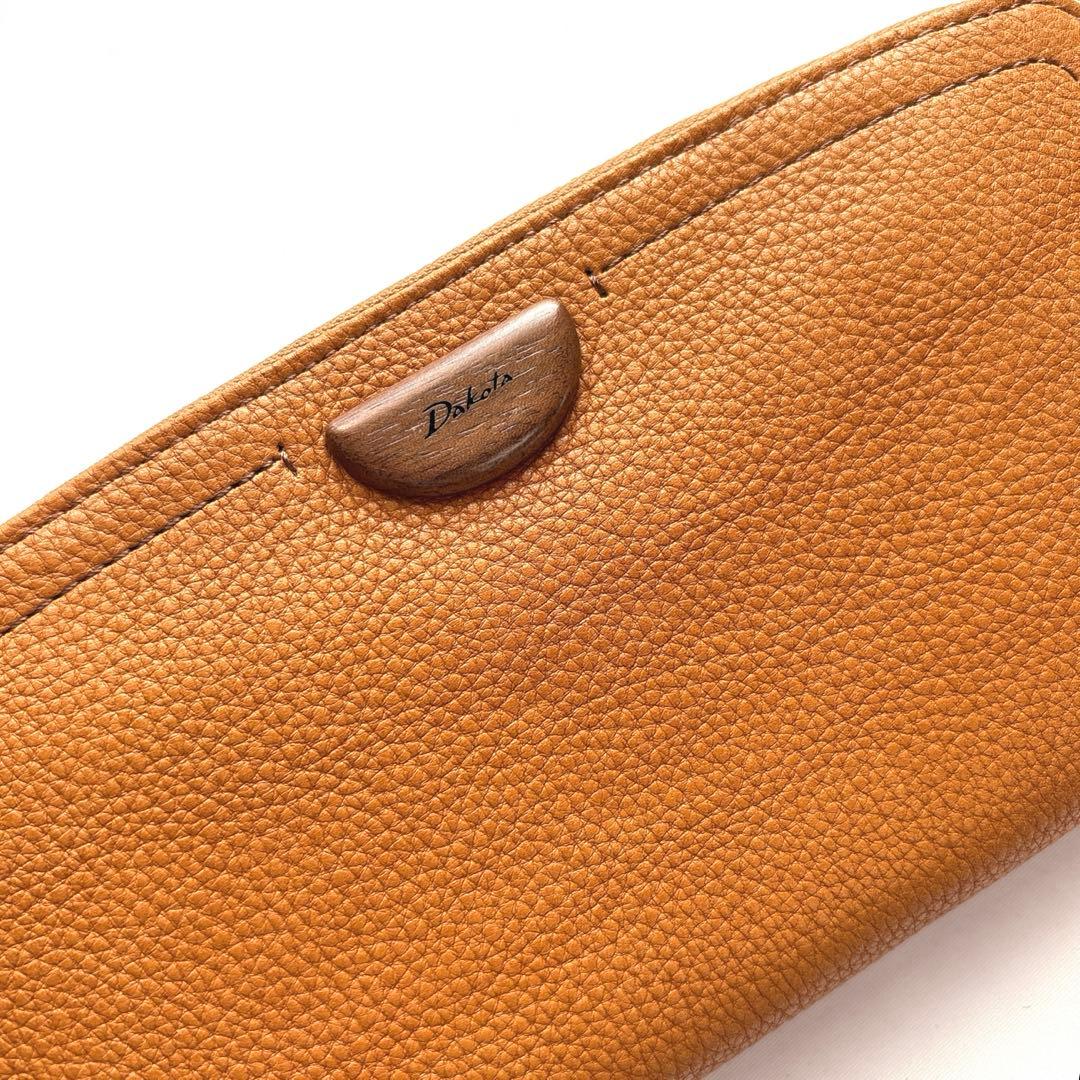 【新品】DAKOTA ダコタ アーブル クルミ 胡桃 ラウンドファスナー長財布