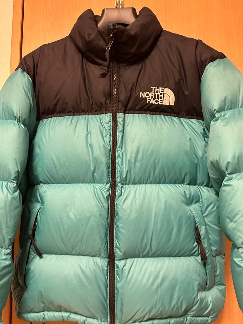 THE NORTH FACE ダウンジャケット ミントグリーン/黒