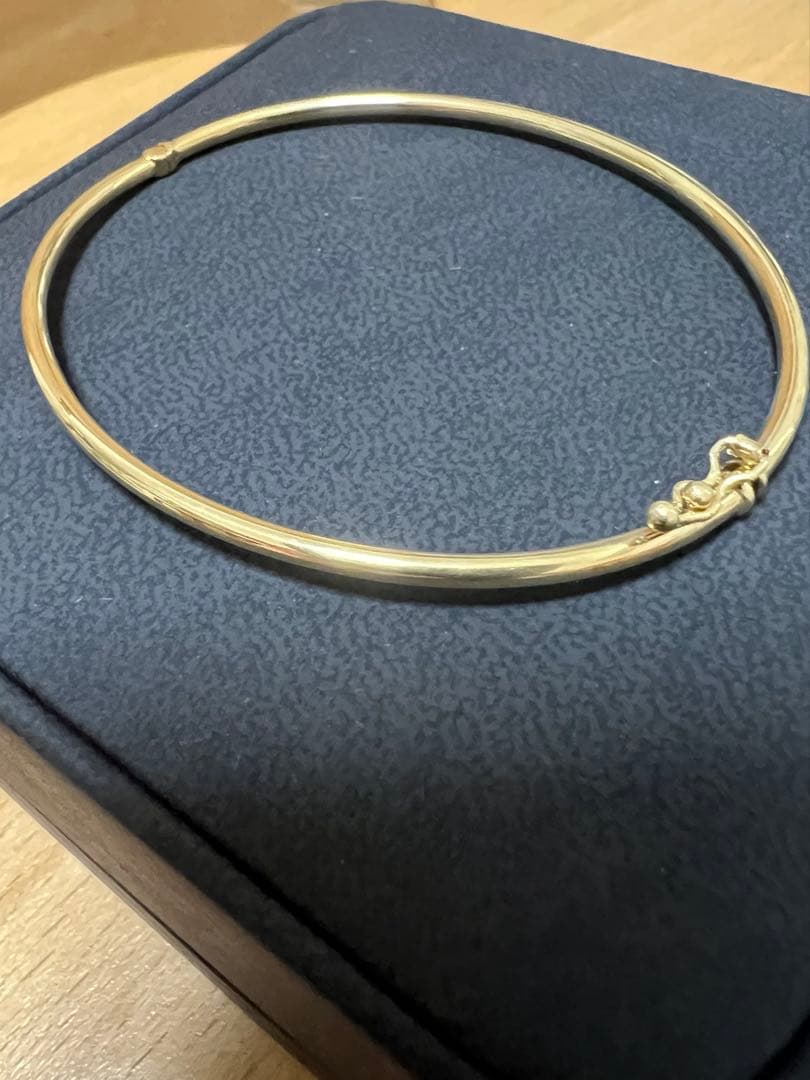 最終値下げ　K18 イエローゴールドバングル