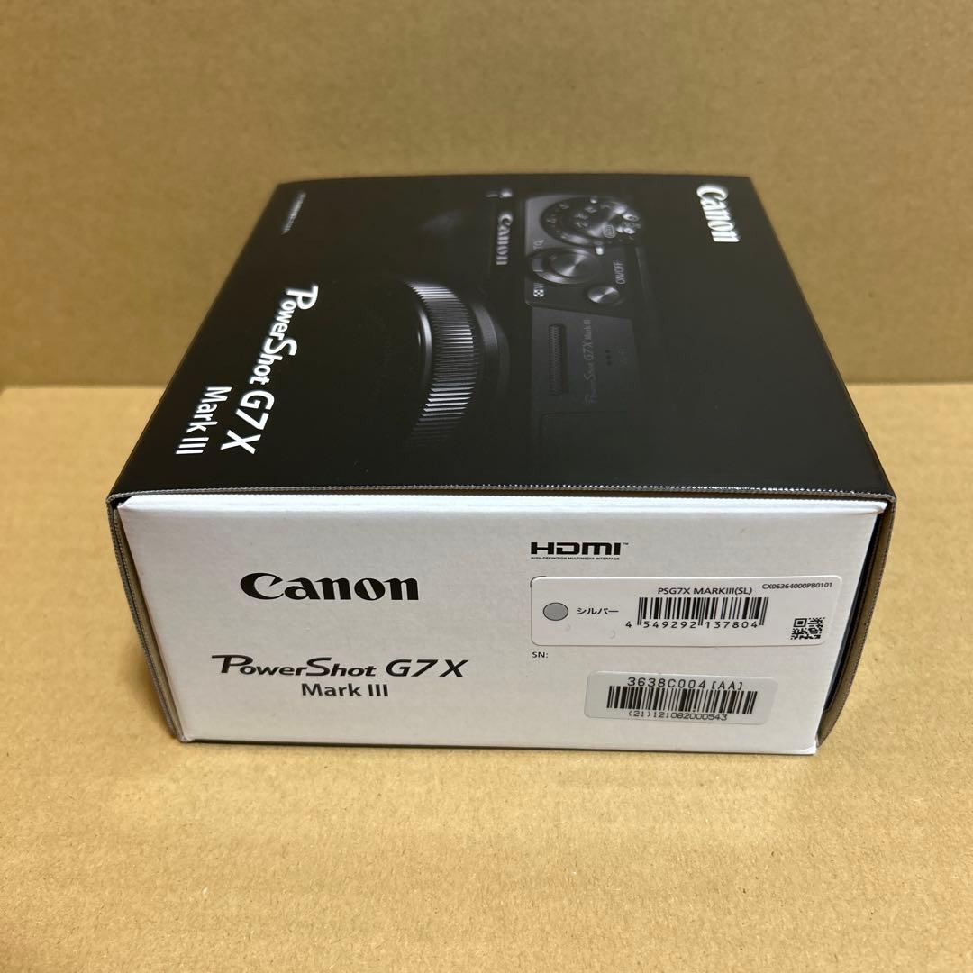 Canon PowerShot G7 X Mark III シルバー