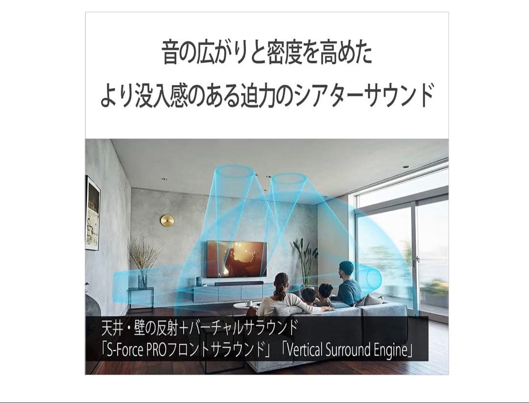 Sony HT-A7000 サウンドバー 7.1.2ch