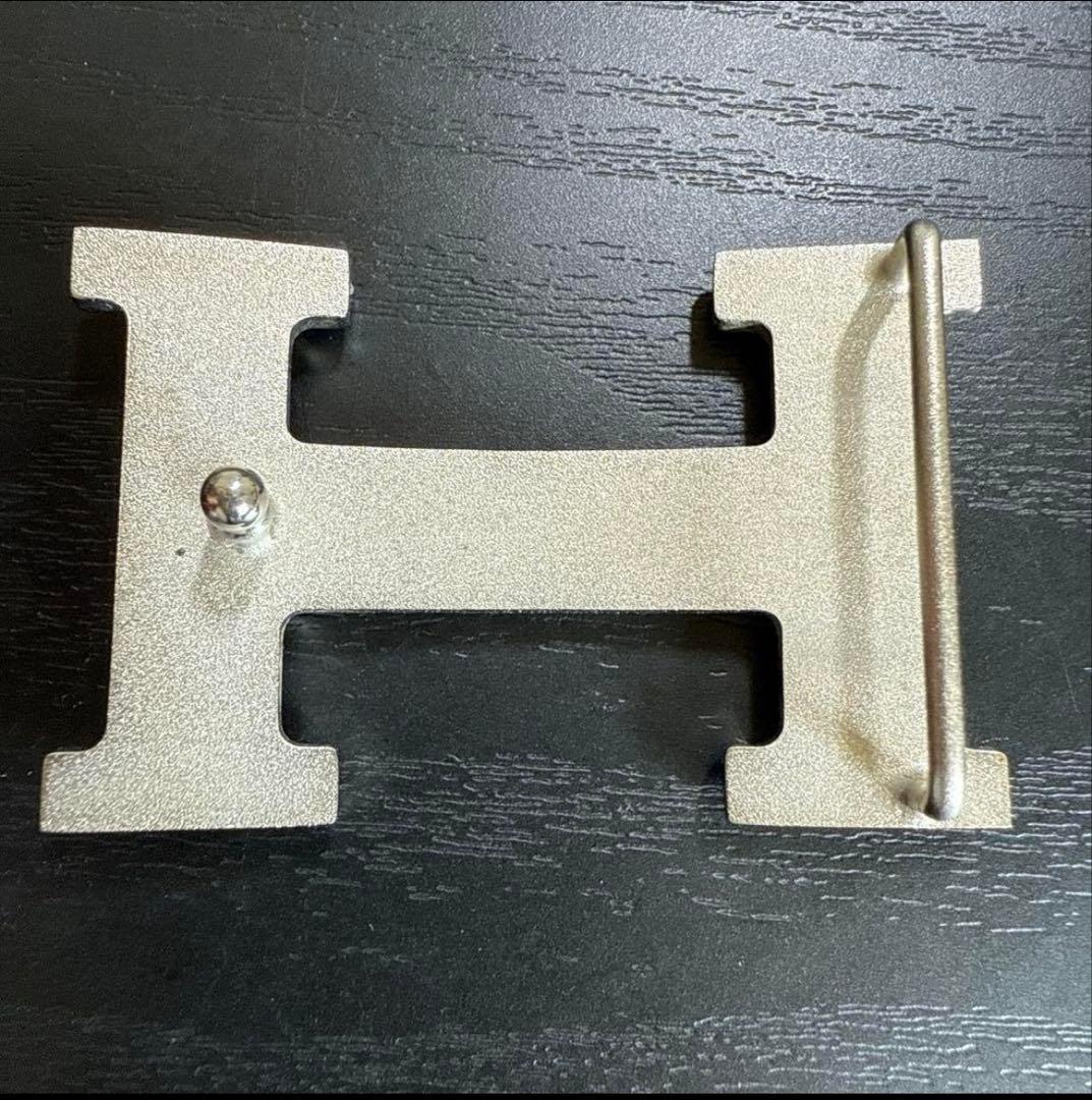 HERMES エルメスコンスタンスリバーシブルベルト65シルバーバックル　美品