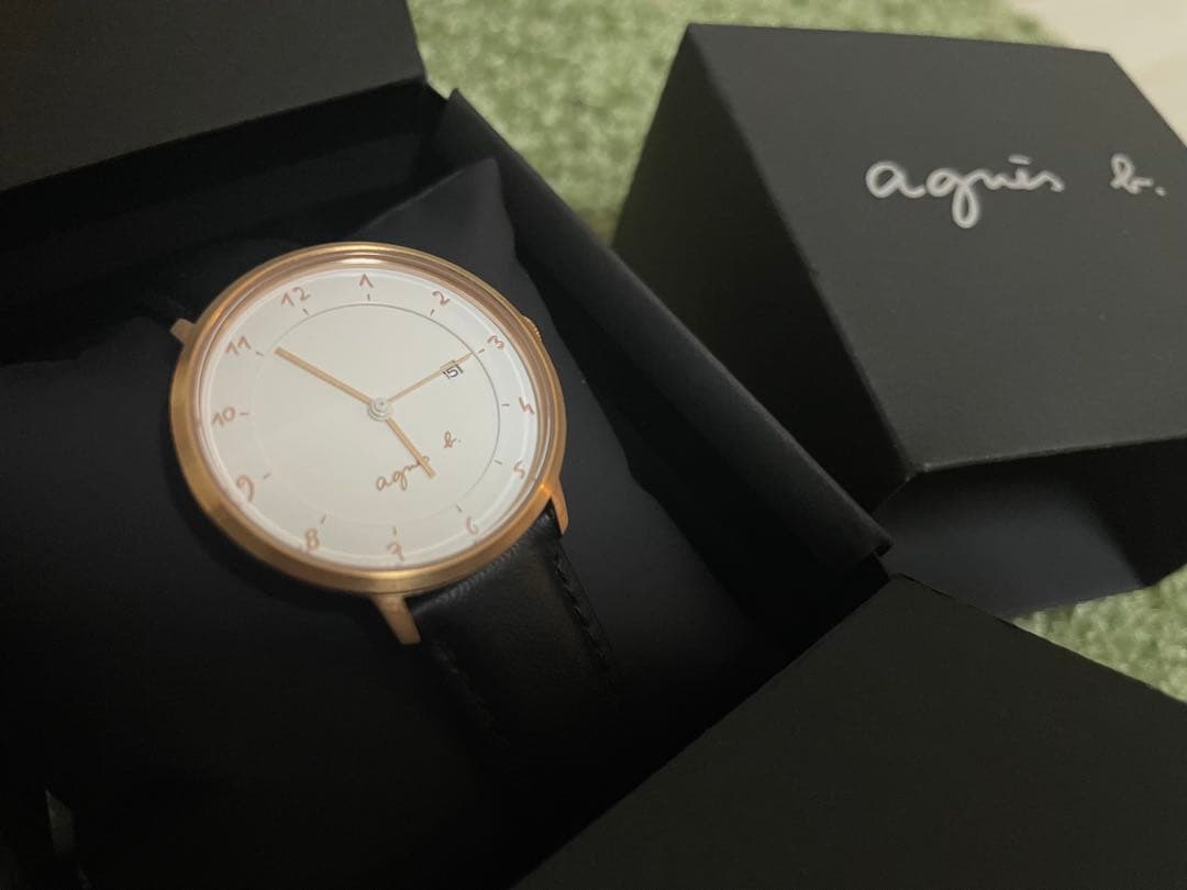 〜しま〜【アニエスベー】⭐️新品・未使用/agnes b./腕時計/ゴールド