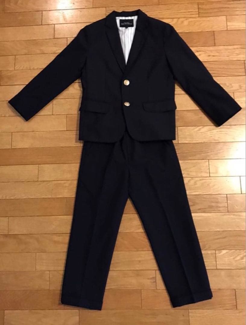 クリーニング済GREEN LABEL RELAXING スーツ 125cm