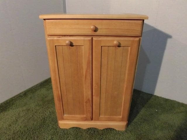 送料無料/アウトレット/新品★カントリー調★分別ダストボックス（2分別）