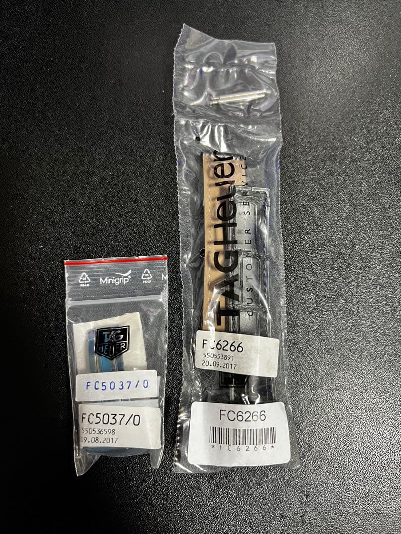 タグホイヤー　TAG Heuer　レザーベルト・バックルセット