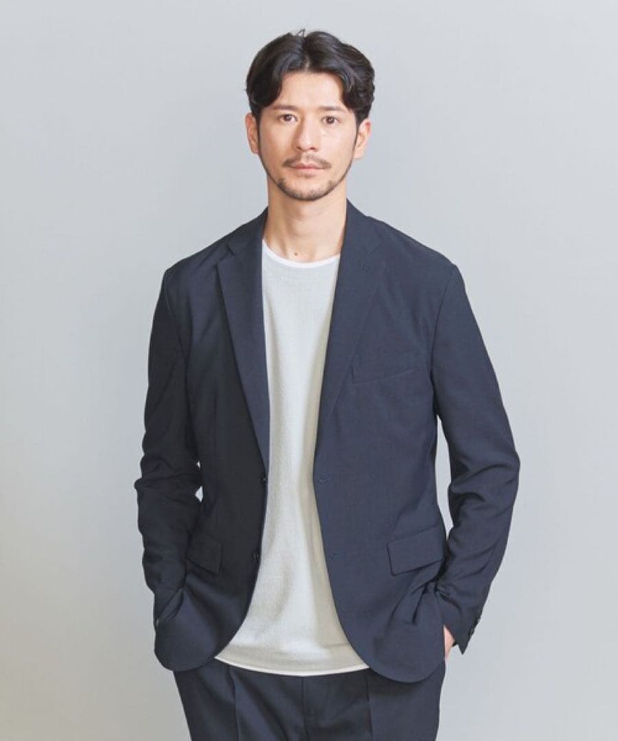 beauty＆youth Reflax ポプリン ジャケット＆イージーパンツ