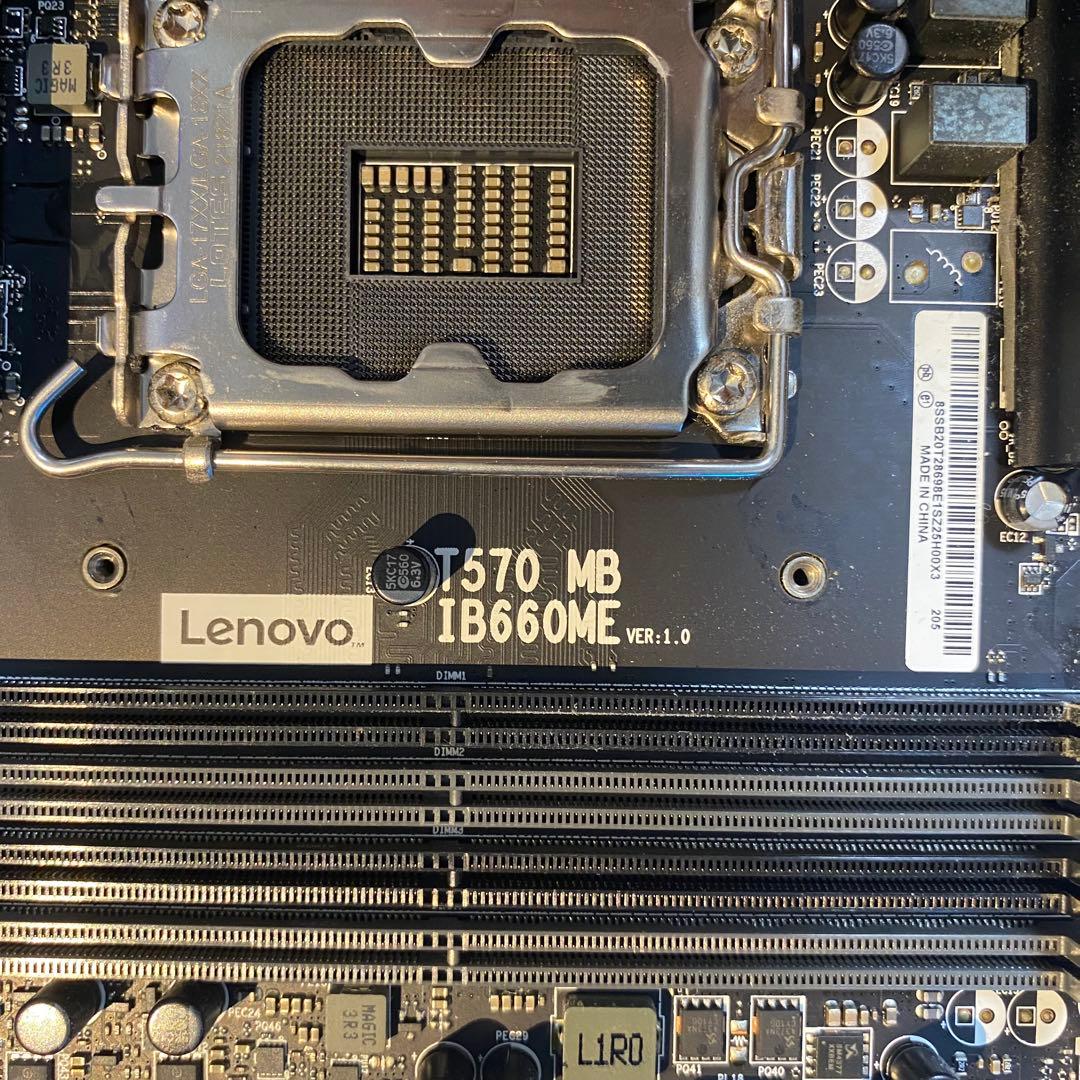 B660 LGA1700 マザーボード CPUクーラー付き Lenovo純正