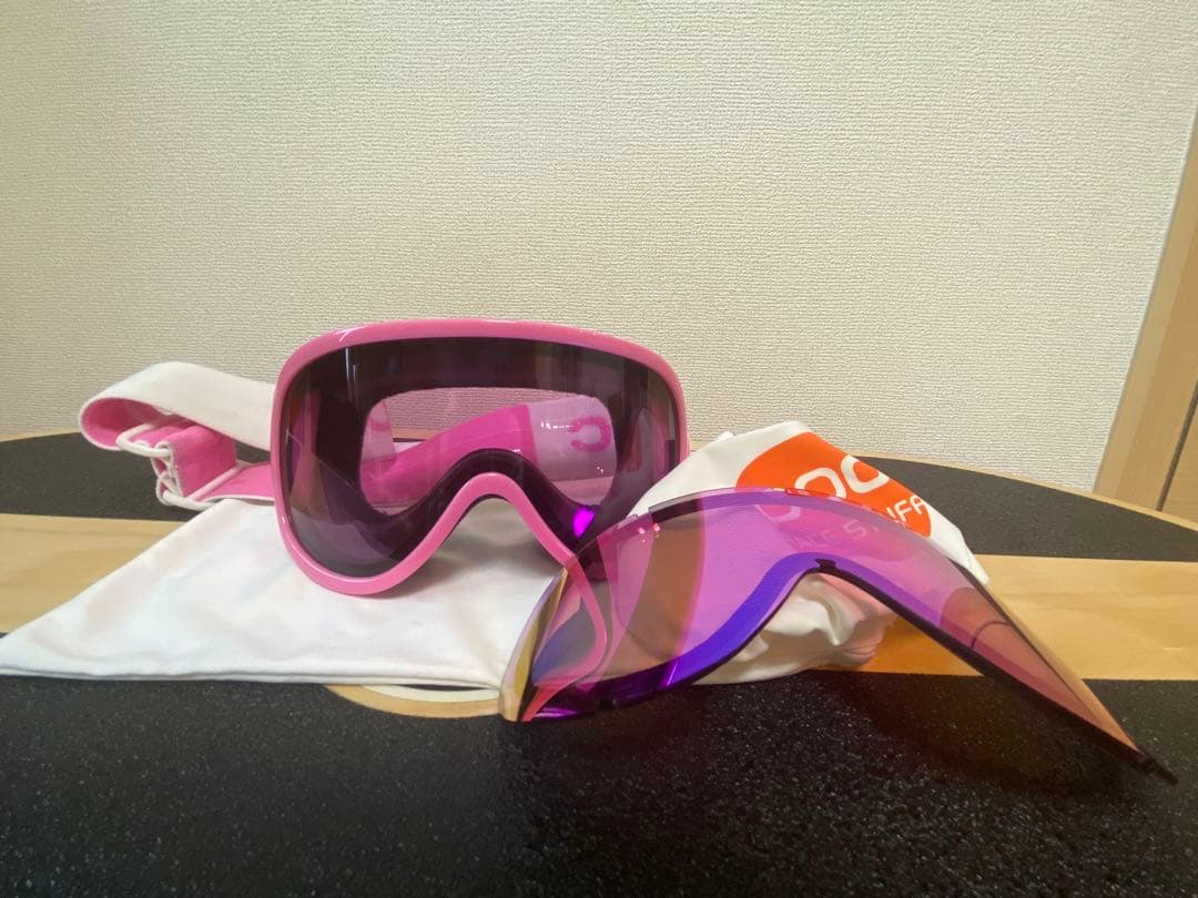 POC Retina Clarity ゴーグル 美品 ストラップ・袋に若干の汚れ