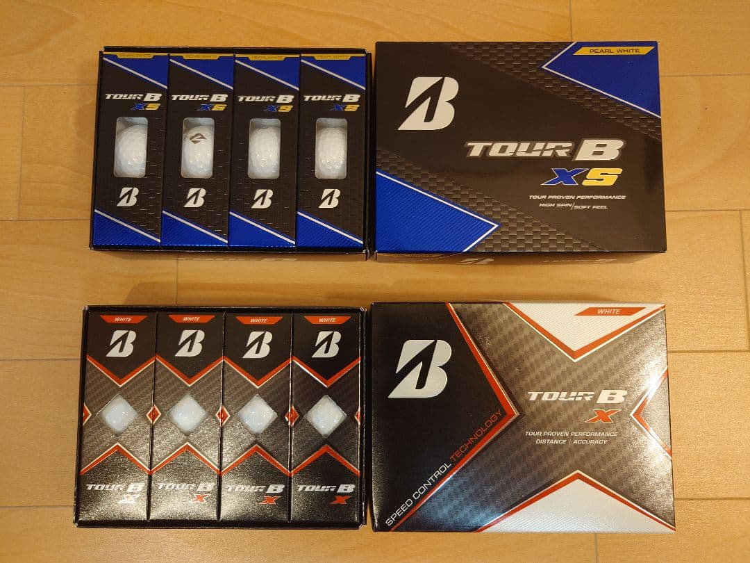 ブリヂストン ゴルフ ボール TOUR B X / XS 各1ダース24個