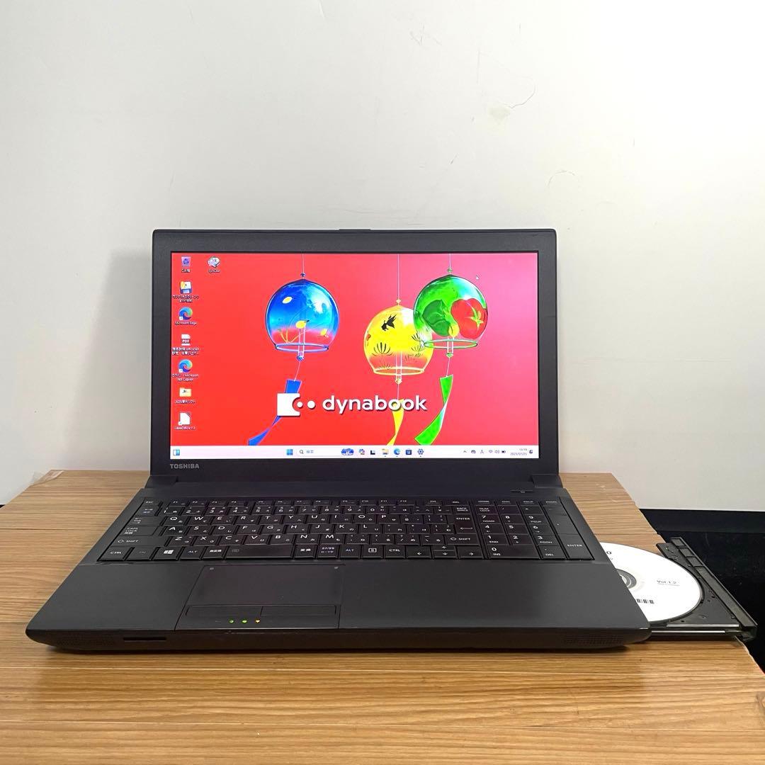 サクサク東芝i5 SSDノートパソコWindows11オフィスDVD