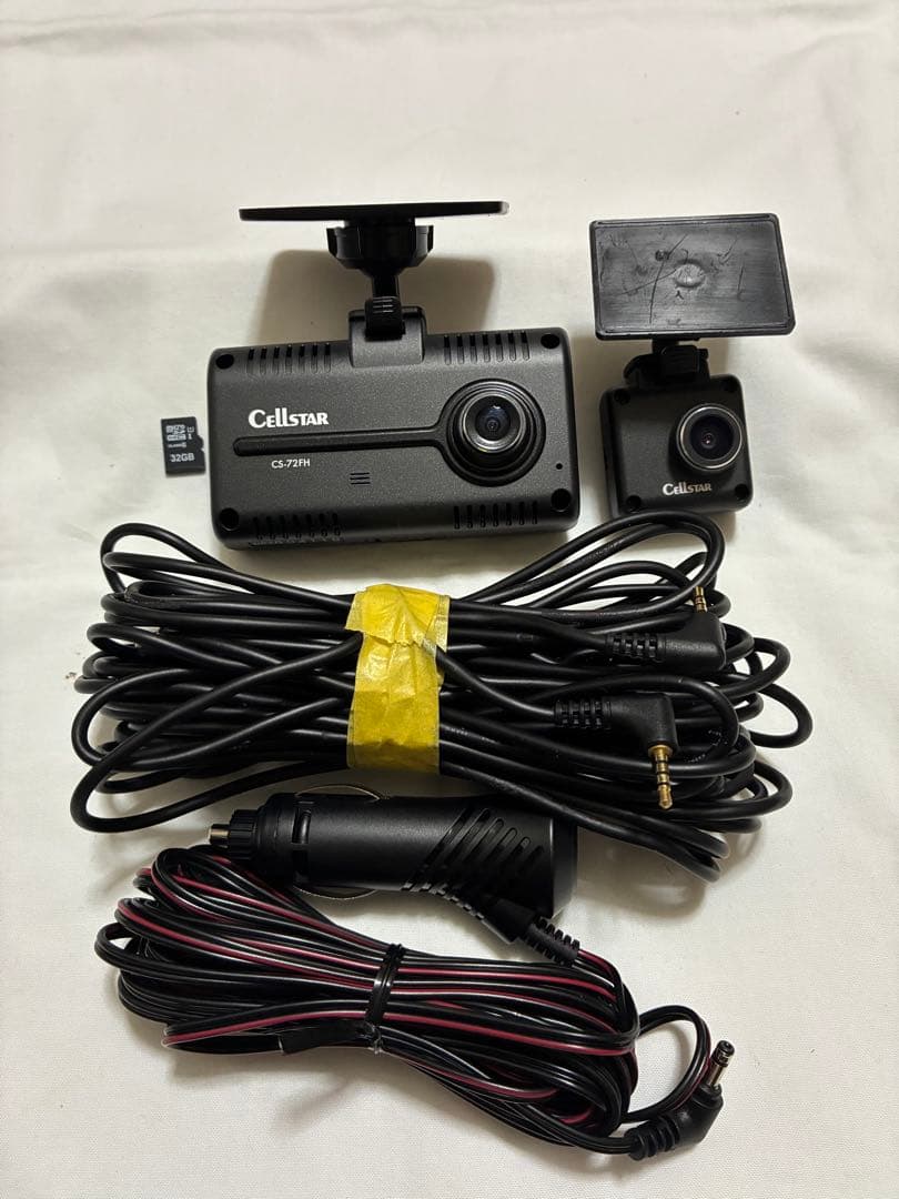 CellStarセルスターCS-72FHドライブレコー ダー前後カメラ(128)