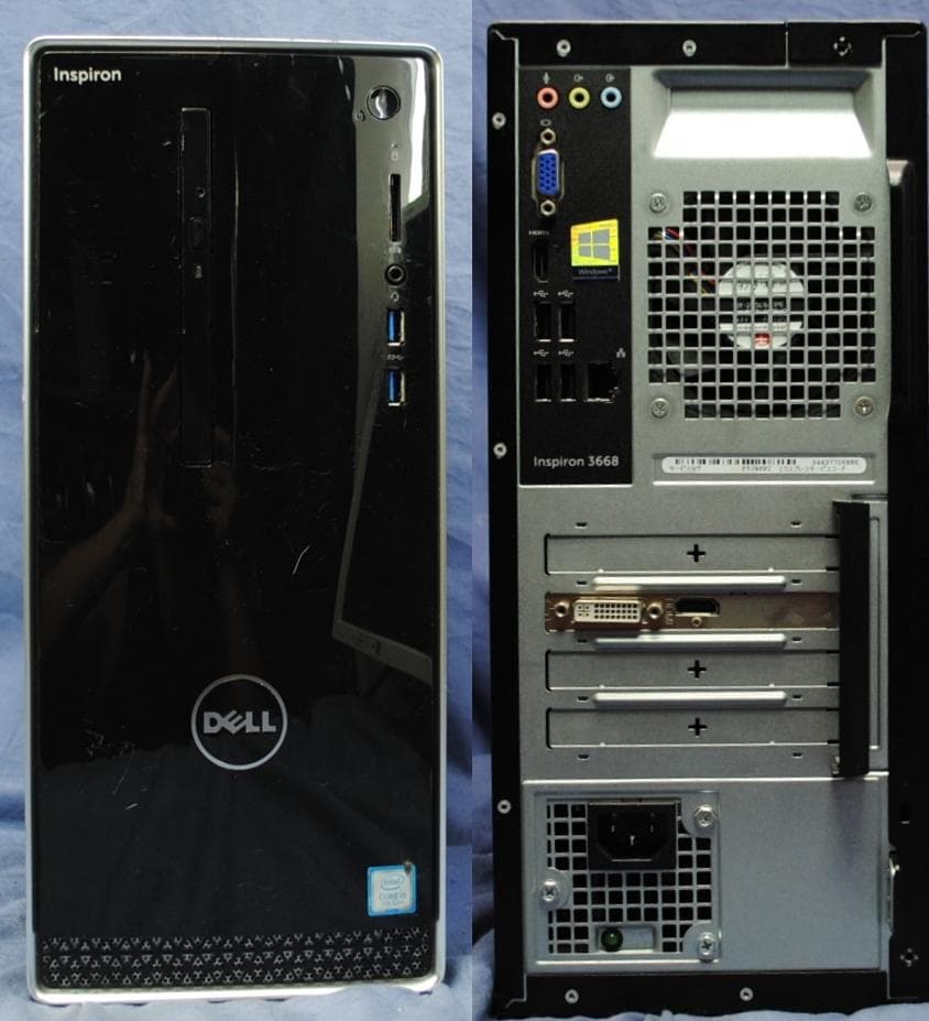 Inspiron 3668 i5-7400 SSD+HDD 無線 Office