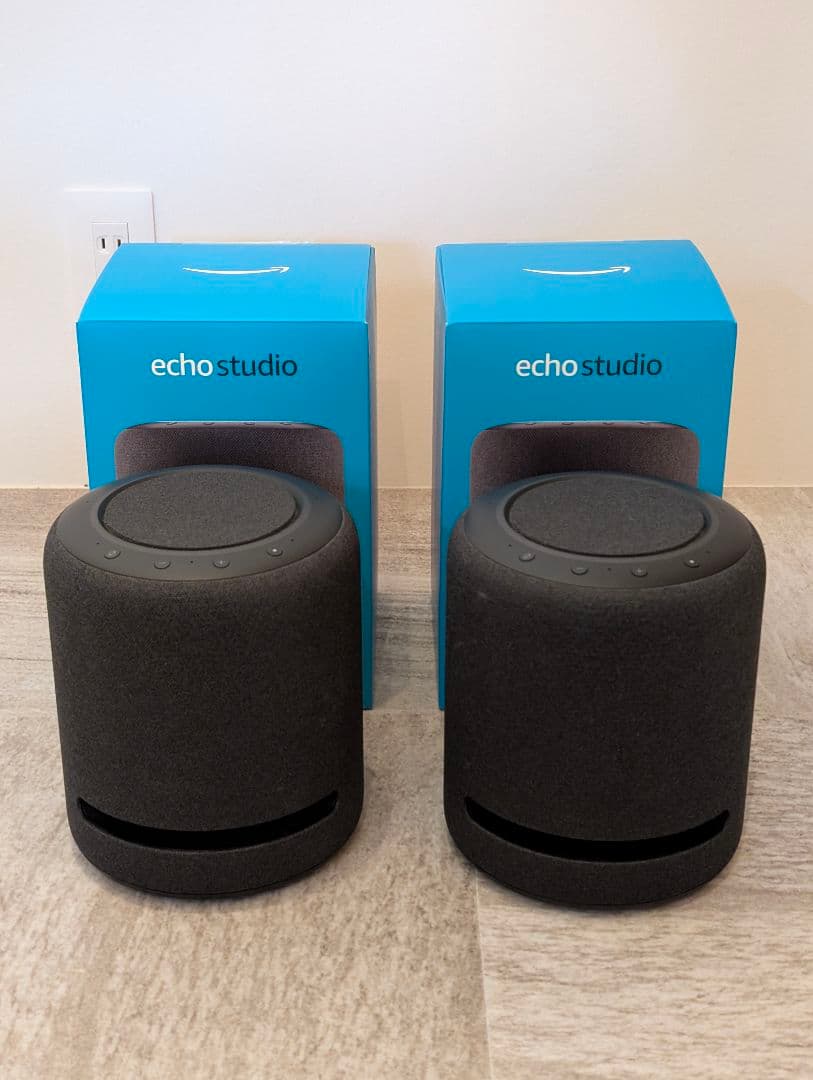 【ほぼ新品】Echo Studio エコースタジオ ブラック 2個セット