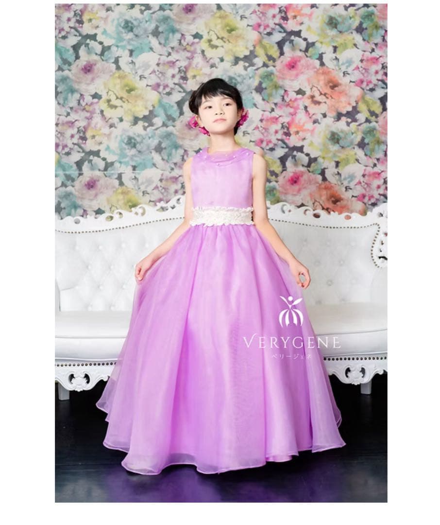 ラムネ　ベリージェネ　パールワイドカラードレス＆リトルピアニスト２３センチ